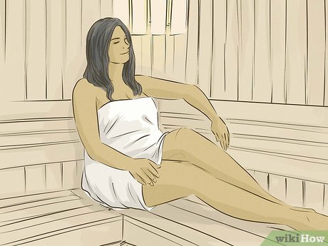 Step 1 Go to a sauna to sweat off water weight.